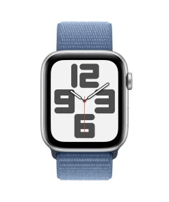 Apple Watch SE GPS 44mm Gümüş Alüminyum Kasa Kış Mavisi Spor Kordan
