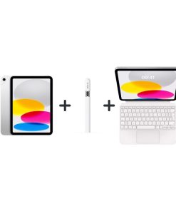 iPad Eğitim Seti 16 - iPad 11 inç Wi-Fi 128GB Gümüş, Apple Pencil (USB-C) ve iPad Magic Keyboard