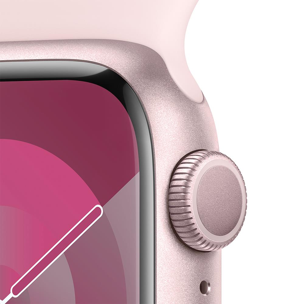 Apple Watch Series 9 GPS 41mm Pembe Alüminyum Kasa Tuşlar MR933TU/A