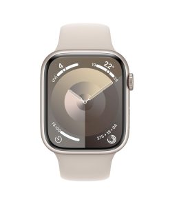 Apple Watch Series 9 GPS 45mm Yıldız Işığı Aluminyum Kasa Spor Kordon MR973TU/A