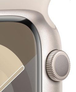 Apple Watch Series 9 GPS 45mm Yıldız Işığı Aluminyum Kasa Spor Kordon Ekran MR973TU/A