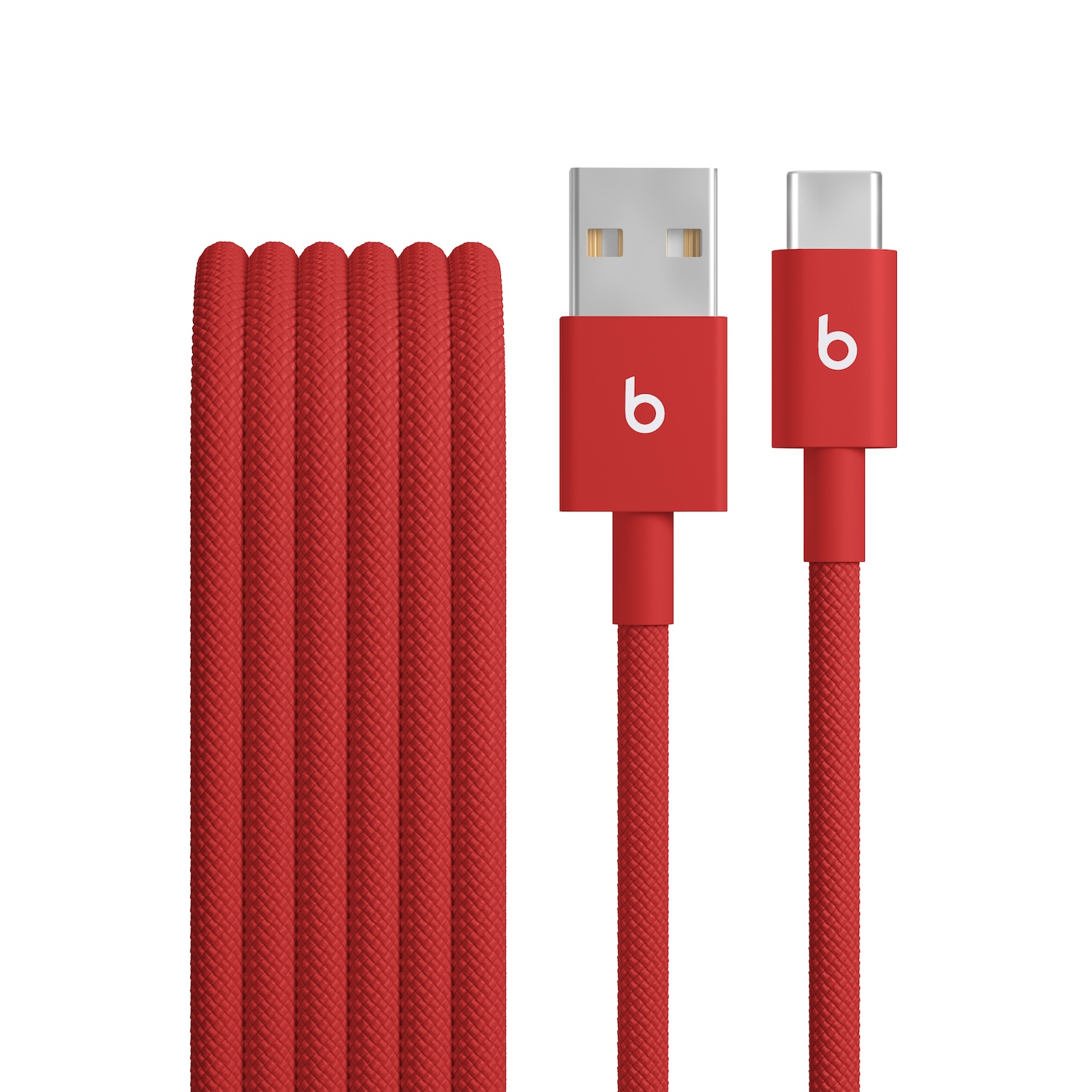 Beats USB-A – USB-C Örgü Kablo (1.5 m) Ateş Kırmızısı MFEJ4EE/A