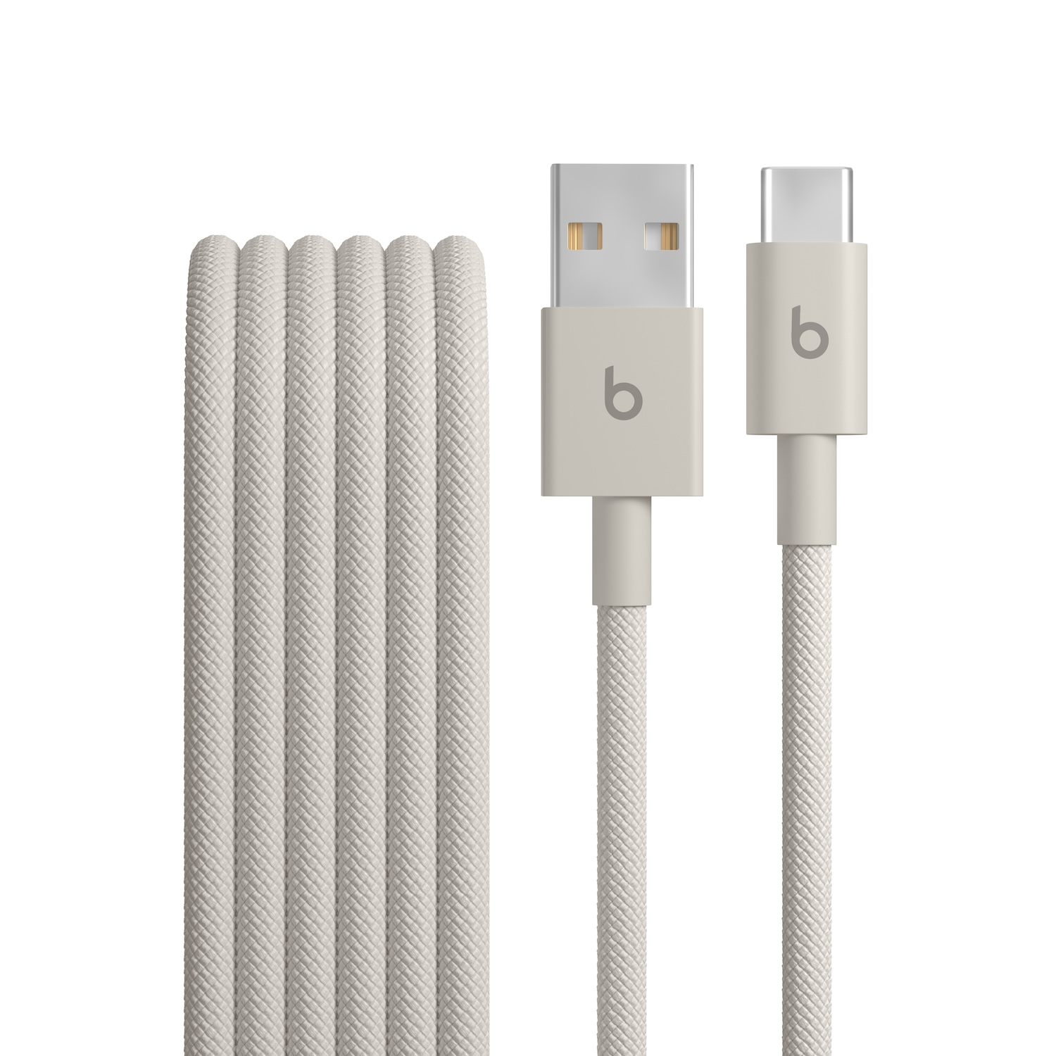 Beats USB-A – USB-C Örgü Kablo (1,5 m) Granit Beji MDGJ4EEA/A