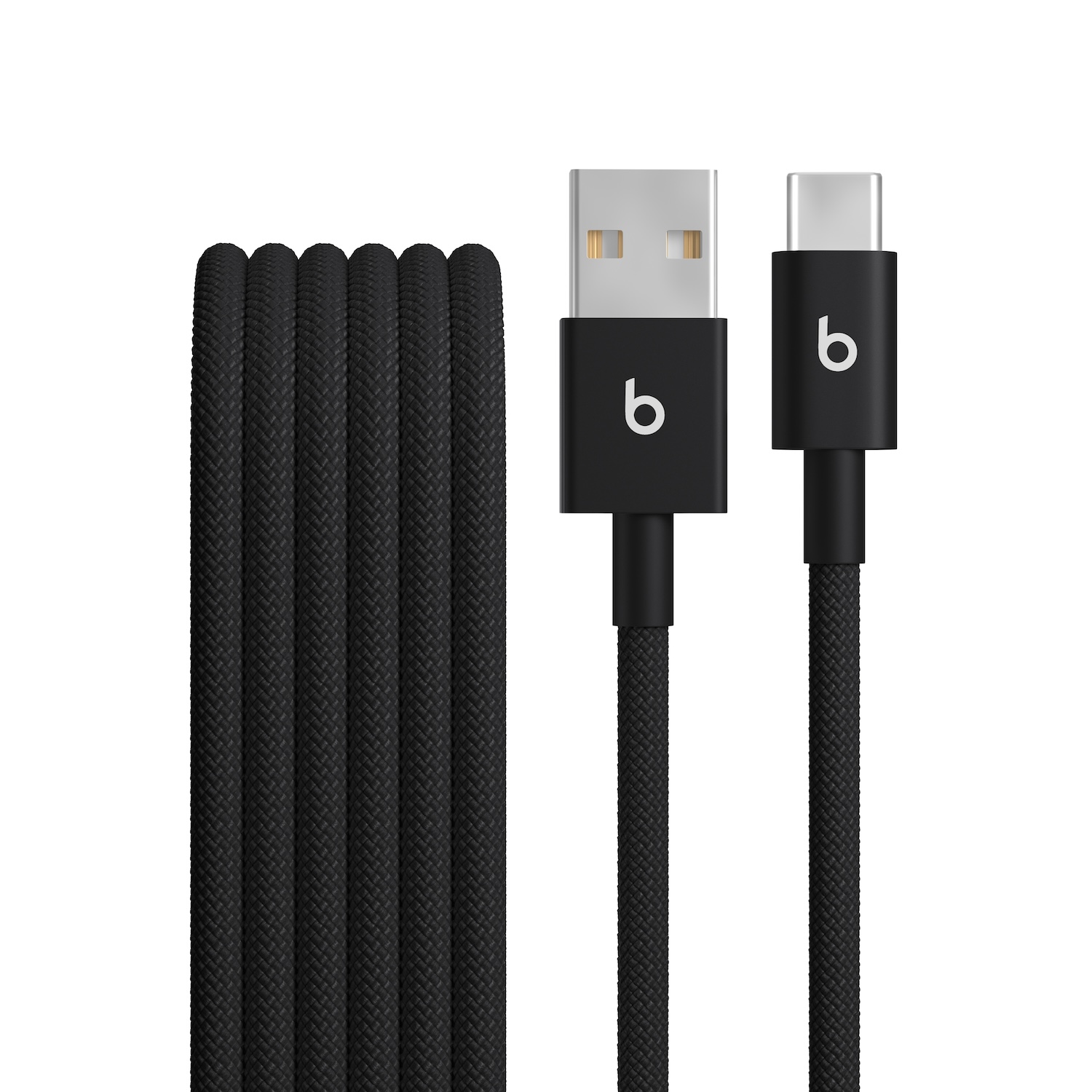 Beats USB-A – USB-C Örgü Kablo (1.5 m) Jet Siyah MDGG4EE/A
