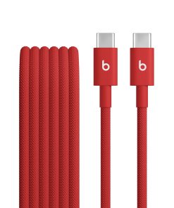 Beats USB-C – USB-C Örgü Kablo (1,5 m) Ateş Kırmızısı MDGF4EE/A