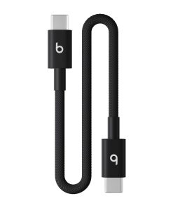 Beats USB-C USB-C Örgülü Kısa Kablo 20 cm Jet Siyah MEQ94EE/A