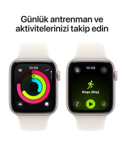 Apple Watch SE 3 GPS 40mm Yıldız Işığı Spor Kordon Antrenman