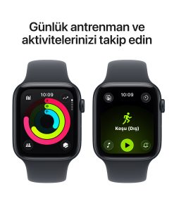 Apple Watch SE 3 GPS Cellular Gece Yarısı Spor Kordon Antrenman