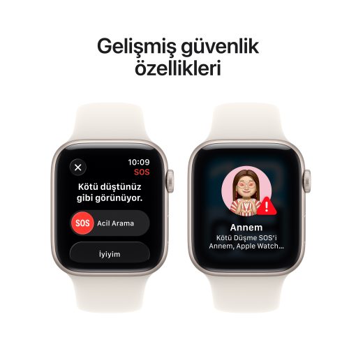 Apple Watch SE 3 GPS Cellular Spor Kordon Güvenlik