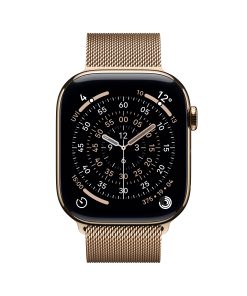 Apple Watch Series 11 GPS + Cellular Altın Titanyum Milano Loop Ekran