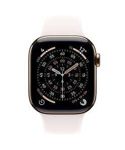 Apple Watch Series 11 GPS + Cellular Altın Titanyum Spor Kordon Ekran