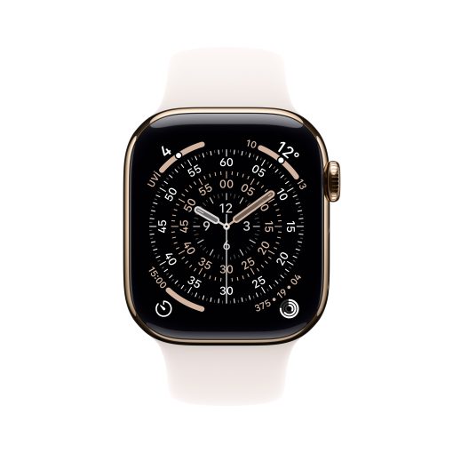 Apple Watch Series 11 GPS + Cellular Altın Titanyum Spor Kordon Ekran