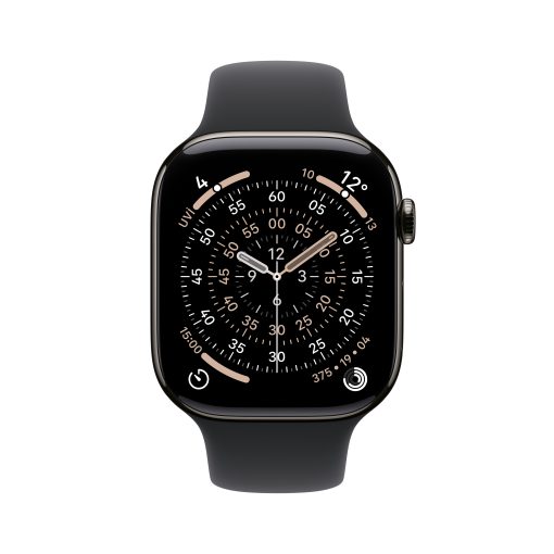 Apple Watch Series 11 GPS + Cellular Arduvaz Titanyum Spor Kordon Ekran