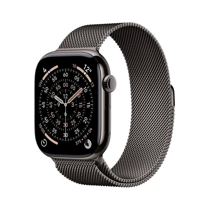 Apple Watch Series 11 GPS + Cellular 46mm Arduvaz Titanyum Kasa Arduvaz Milano Loop S/M MFD34TU/A
