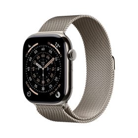 Apple Watch Series 11 GPS + Cellular 46mm Natürel Titanyum Kasa Natürel Milano Loop M/L MFD04TU/A