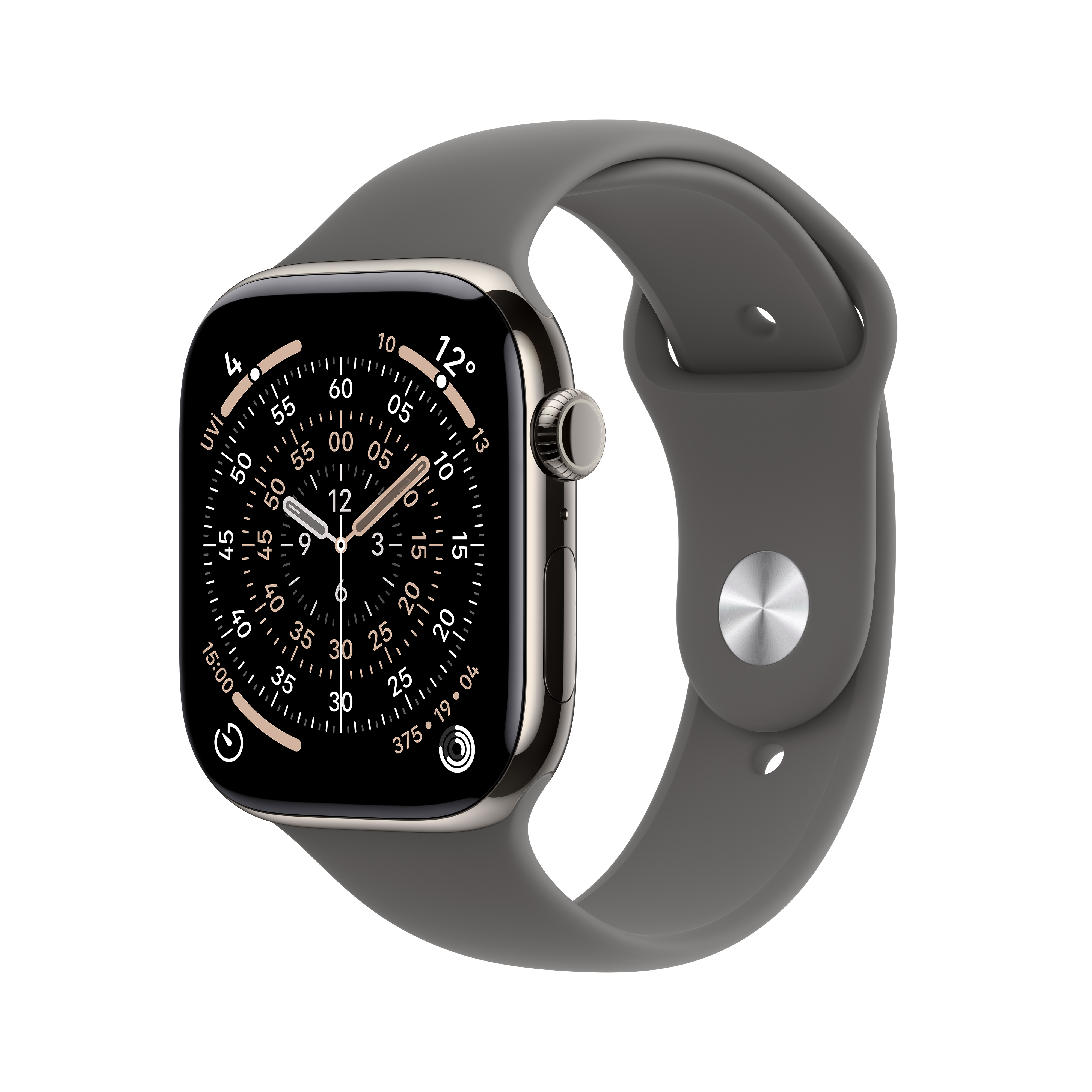 Apple Watch Series 11 GPS + Cellular Natürel Titanyum Taş Grisi Kordon