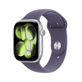 Apple Watch Series 11 GPS + Cellular 42mm Gümüş Alüminyum Kasa Sis Moru Spor Kordon M/L MF8J4TU/A