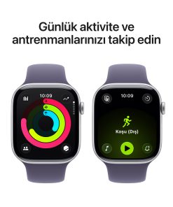 Apple Watch Series 11 42mm GPS Gümüş Alüminyum Kasa Antrenman