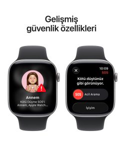 Apple Watch Series 11 42mm GPS Uzay Grisi Alüminyum Kasa Güvenlik
