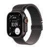 Apple Watch Ultra 3 Siyah Titanyum Milanese Loop