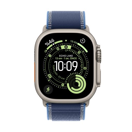 Apple Watch Ultra 3 Natürel Titanyum Trail Loop Ekran