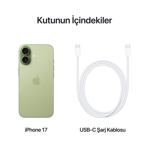 iPhone 17 Ada Çayı Kutu İçeriği