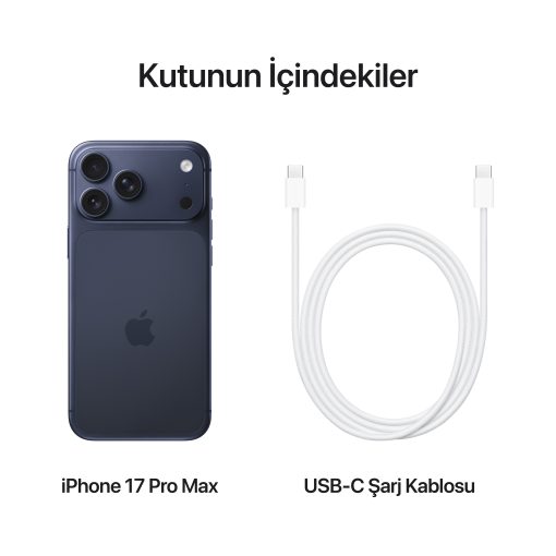 iPhone 17 Pro Max Abis Kutu İçeriği