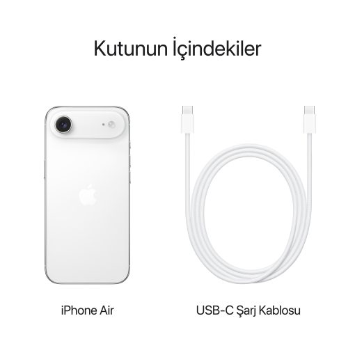 iPhone Air Uçuk Altın Rengi Kutu İçeriği