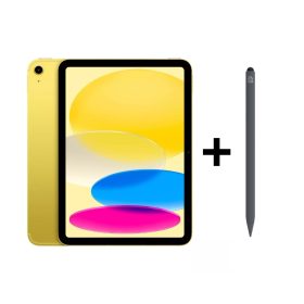 iPad Eğitim Seti 18 – iPad 10. Nesil 10.9 inç Wi-Fi + Cellular 64GB Sarı, Zagg Pro 2 Gri
