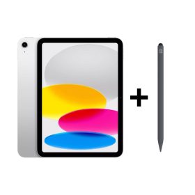 iPad Eğitim Seti 17 – iPad 10. Nesil 10.9 inç Wi-Fi 256GB Gümüş, Zagg Pro 2 Gri