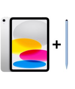 iPad Eğitim Seti iPad 10. Nesil Gümüş Zagg Pro Stylus 2 Mavi