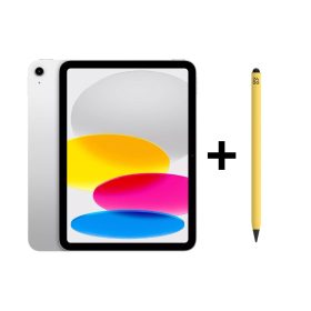 iPad Eğitim Seti 17 – iPad 10. Nesil 10.9 inç Wi-Fi 256GB Gümüş, Zagg Pro 2 Sarı