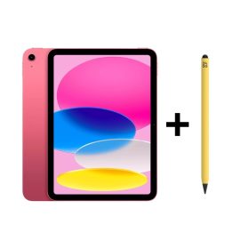iPad Eğitim Seti 17 – iPad 10. Nesil 10.9 inç Wi-Fi 256GB Pembe, Zagg Pro 2 Sarı
