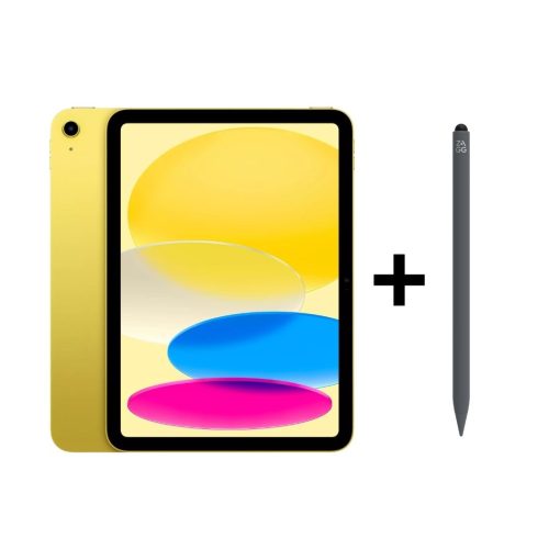 iPad Eğitim Seti iPad 10. Nesil Sarı Zagg Pro Stylus 2 Gri