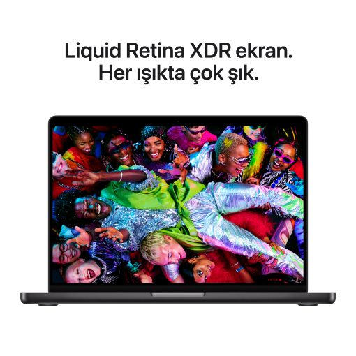 MacBook Pro 14 inç M5 Uzay Siyahı Ekran