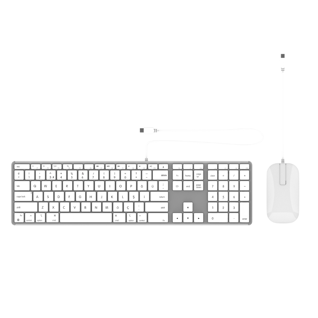 Zagg Kablolu Klavye & Mouse Set (USB-C) 103219794