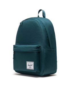 Herschel Classic XL 15 / 16 inç Uyumlu Yeşil Sırt Çantası 11446-06555 Yan Cep