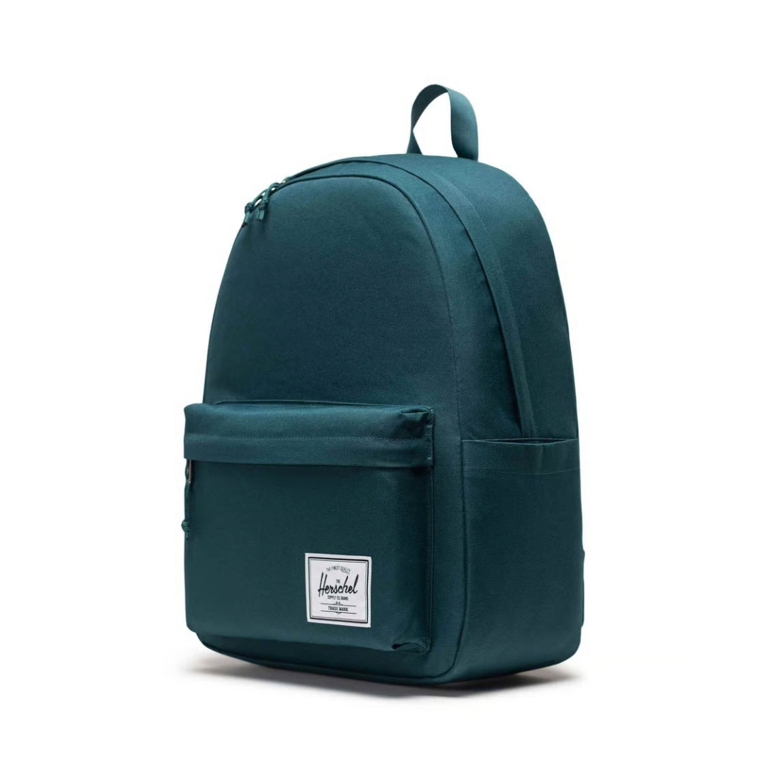 Herschel Classic XL 15 / 16 inç Uyumlu Yeşil Sırt Çantası 11446-06555 Yan Cep