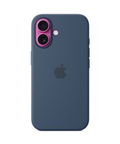 iPhone 16 Pembe MagSafe özellikli Silikon Kılıf Kot Rengi MYY23ZM/A