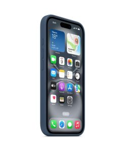 iPhone 16 MagSafe Silikon Kılıf Kot Rengi Ekran MYY23ZM/A