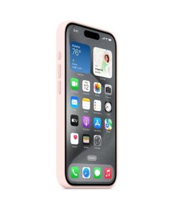 iPhone 15 Pro MagSafe Silikon Kılıf Açık Pembe Ekran MT1F3ZM/A