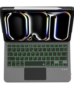 Wiwu iPad 11 (A16l) MK-003 Klavyeli Standlı Kılıf 6976975615072 RGB Yeşil