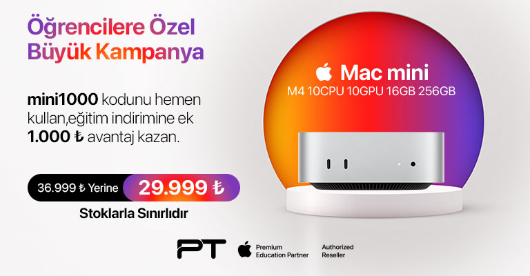 Mac mini Kampanya Masaüstü Anabanner