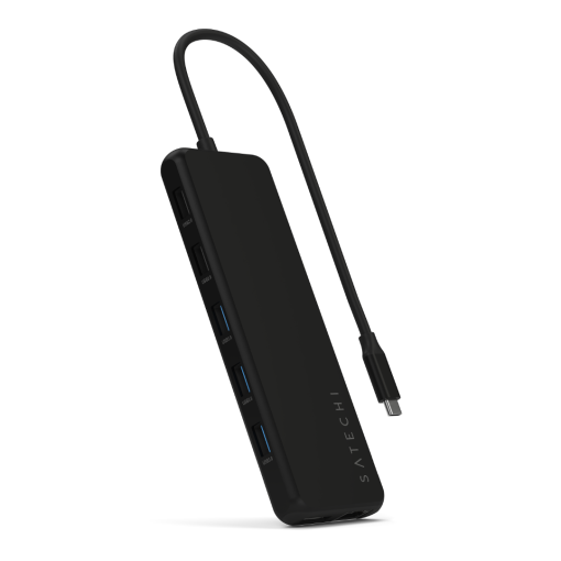 Satechi 13 in 1 USB-C Üçlü Ekran Multiport Adaptör Siyah ST-P3D13K