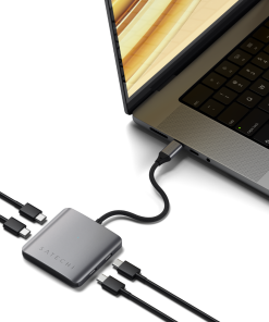 satechi 4 port usb c hub kablolu ST H4CPDM 7