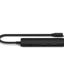 Satechi 4 in 1 USB-C Slim Multiport Adaptör 4K Siyah ST-P4SK