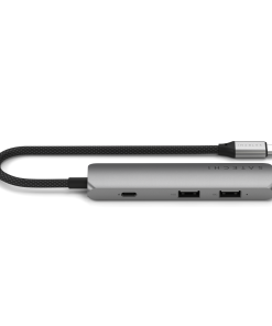 Satechi 4 in 1 USB-C Slim Multiport Adaptör 4K Uzay Grisi ST-P4SM