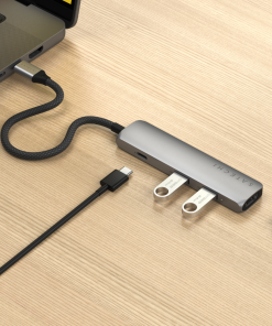 satechi 4 in 1 usb c slim multiport adaptor 4k ST P4SM 6