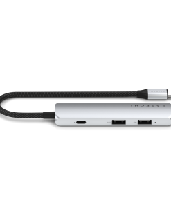 Satechi 4 in 1 USB-C Slim Multiport Adaptör 4K Gümüş ST-P4SS