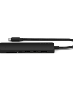Satechi 7 in 1 USB-C Slim Multiport Adaptör Ethernet Siyah ST-P7SK